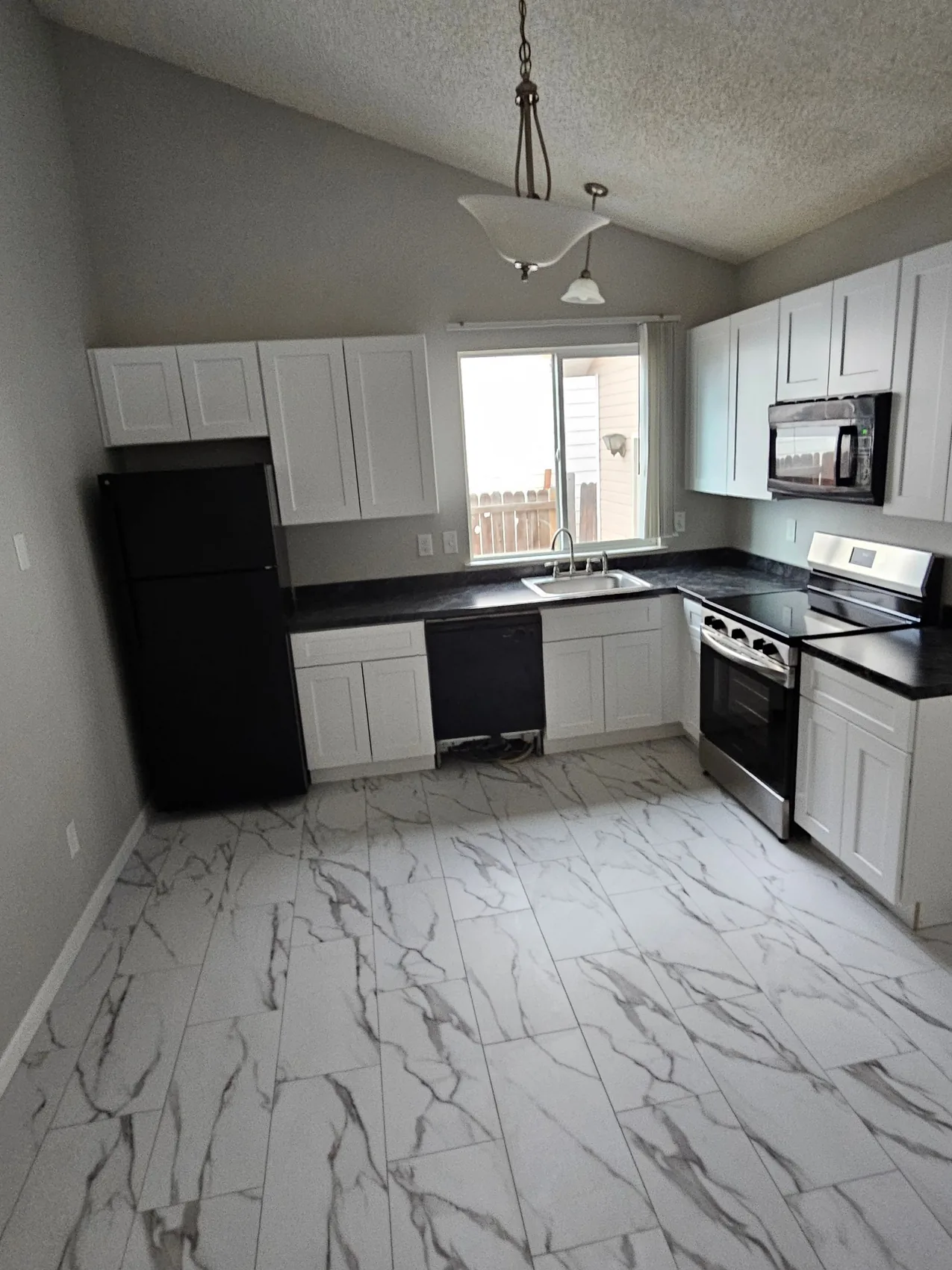 Finished kitchen after a complete reconstruction